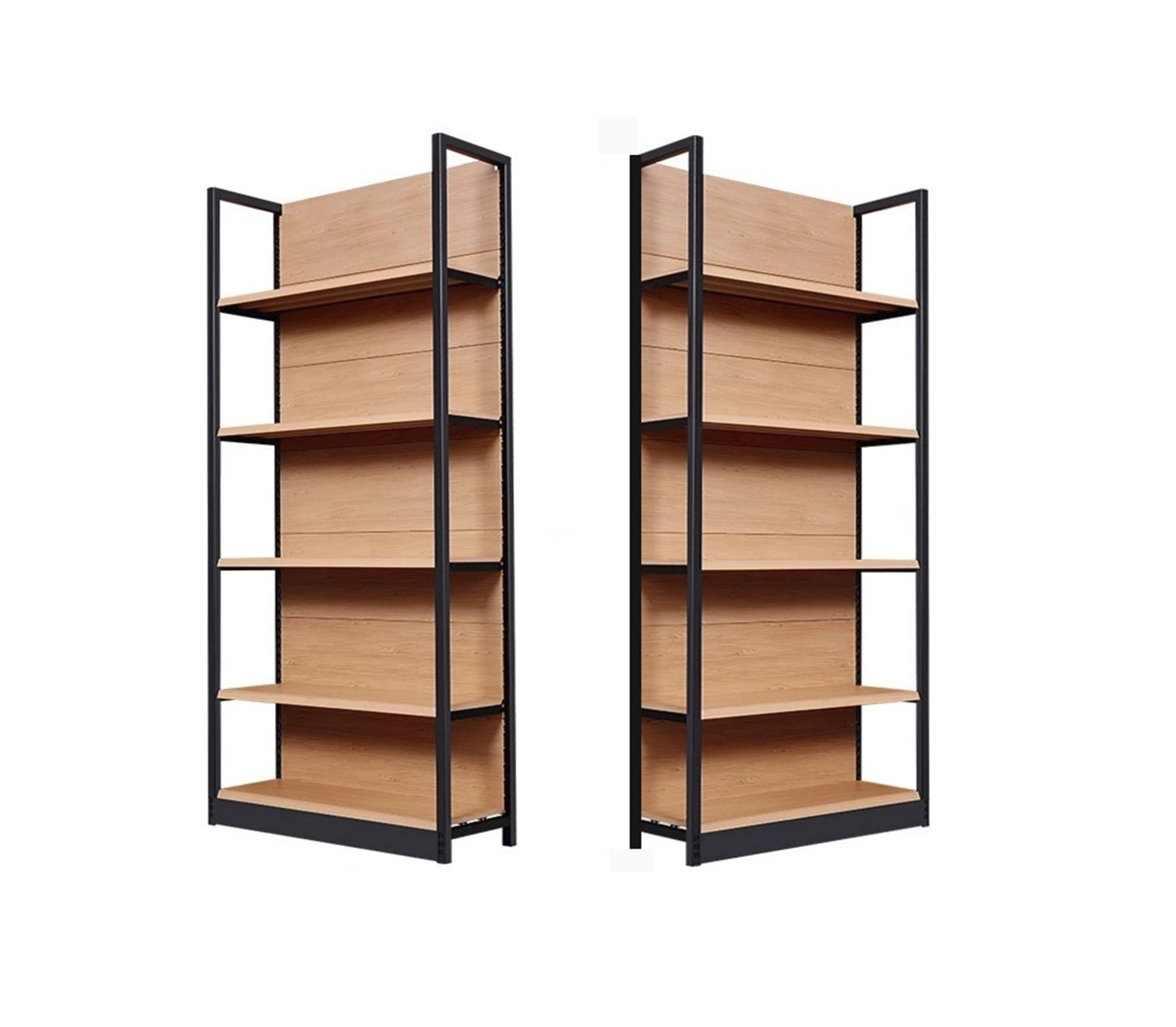 Moderna gondola de pared, elaborado con tubo de 1"x1" pintado con pintura electrostática.